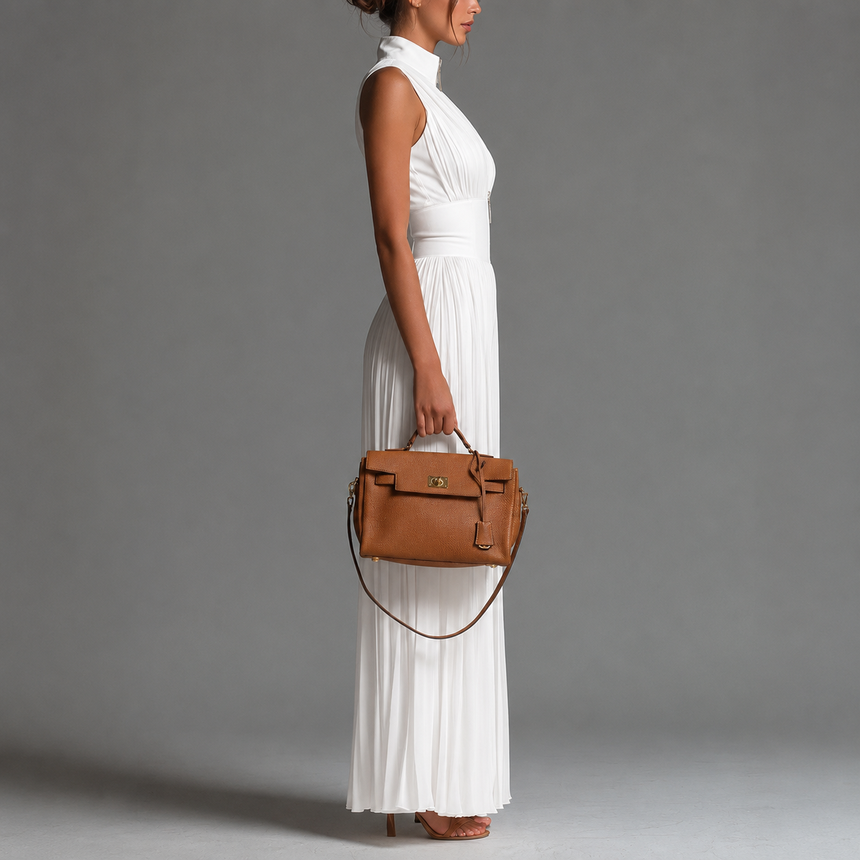 ZAKIRA | Eleganter Neckholder-Jumpsuit mit weitem Bein