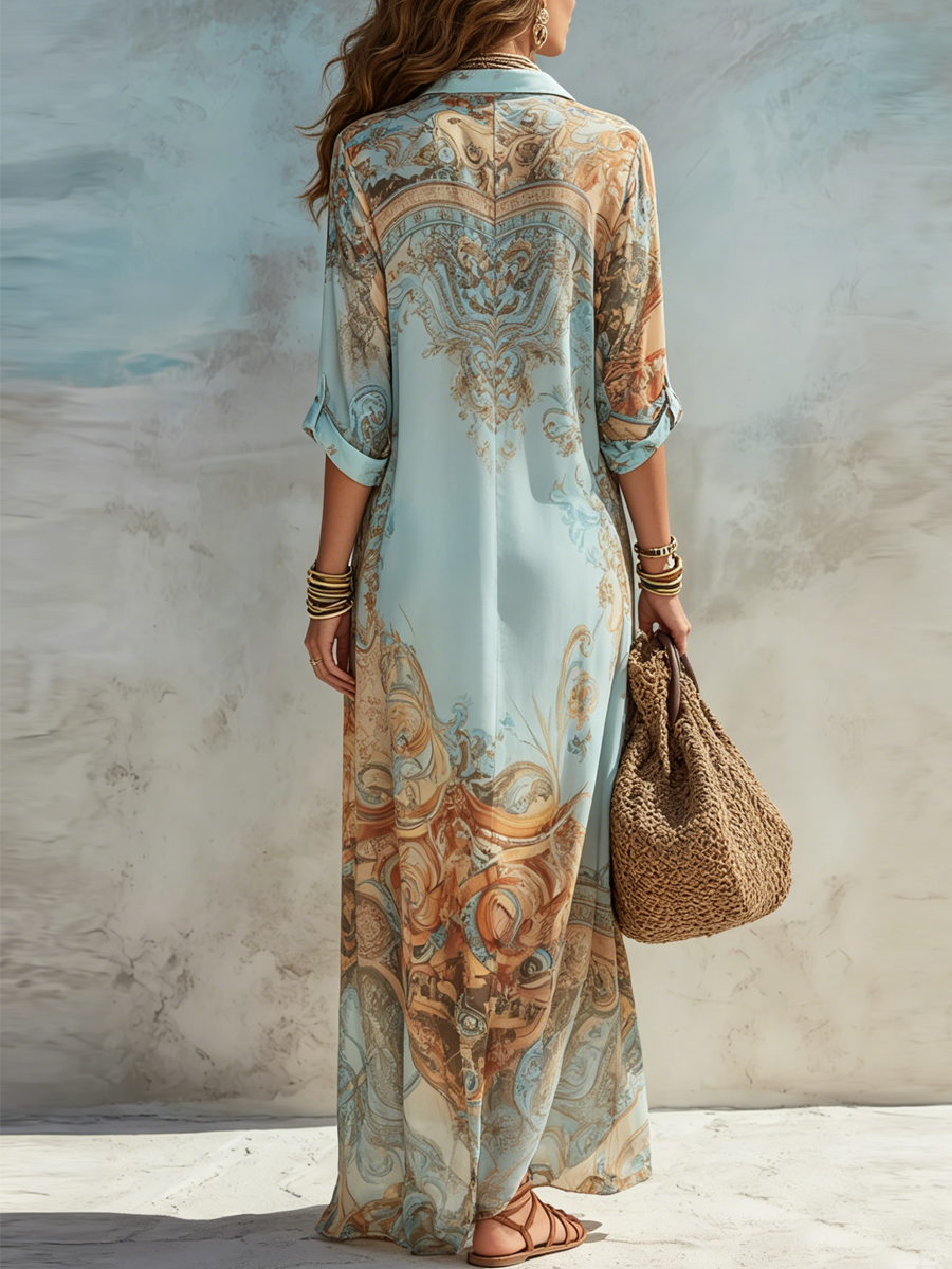 Loisa | Mediterranes Maxikleid