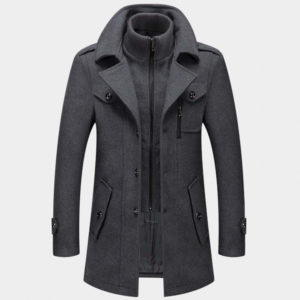 Nordelle | Luxuriöser Doppelkragen-Trenchcoat für Herren