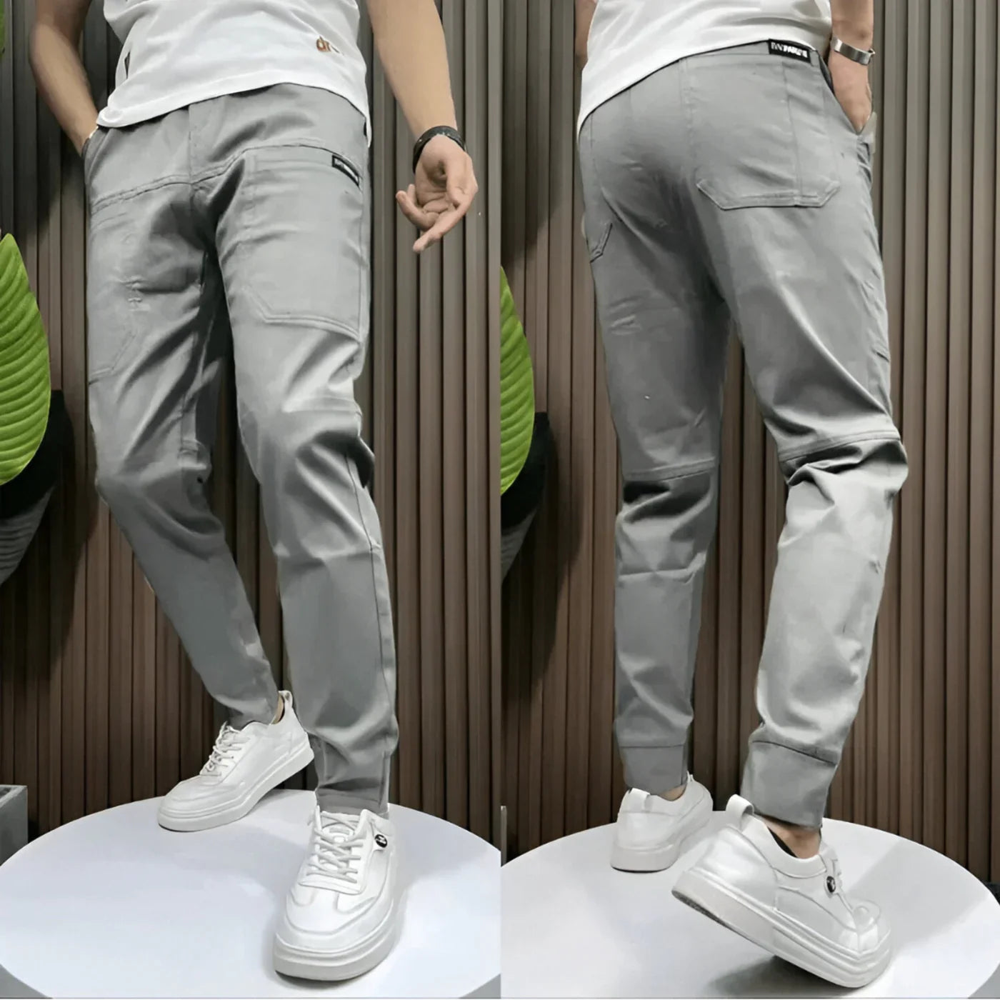 LEVV| Premium Herren-Cargo-Stretchhose