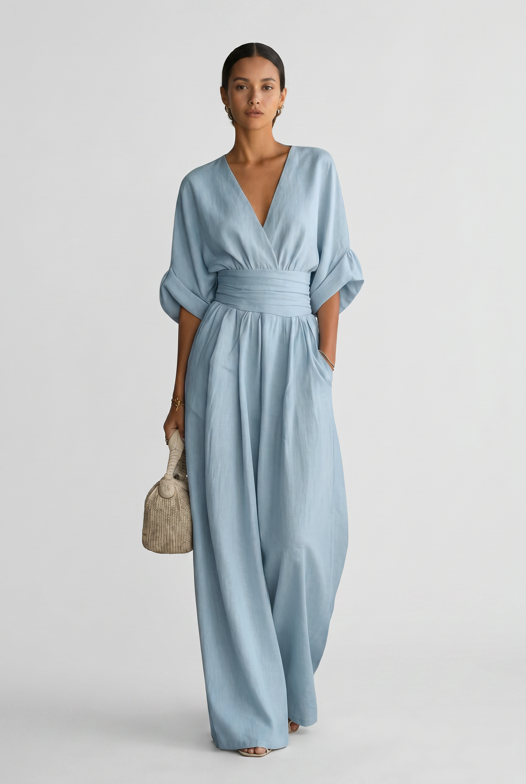 CHESKA | Eleganter Jumpsuit mit fließender Passform