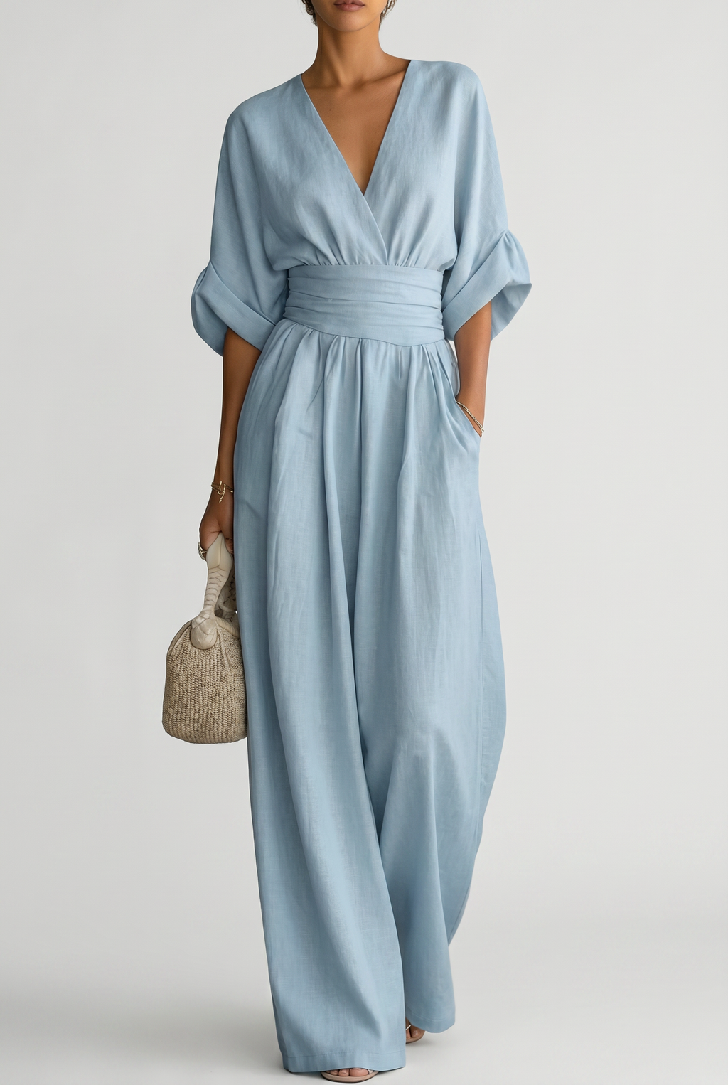 CHESKA | Eleganter Jumpsuit mit fließender Passform
