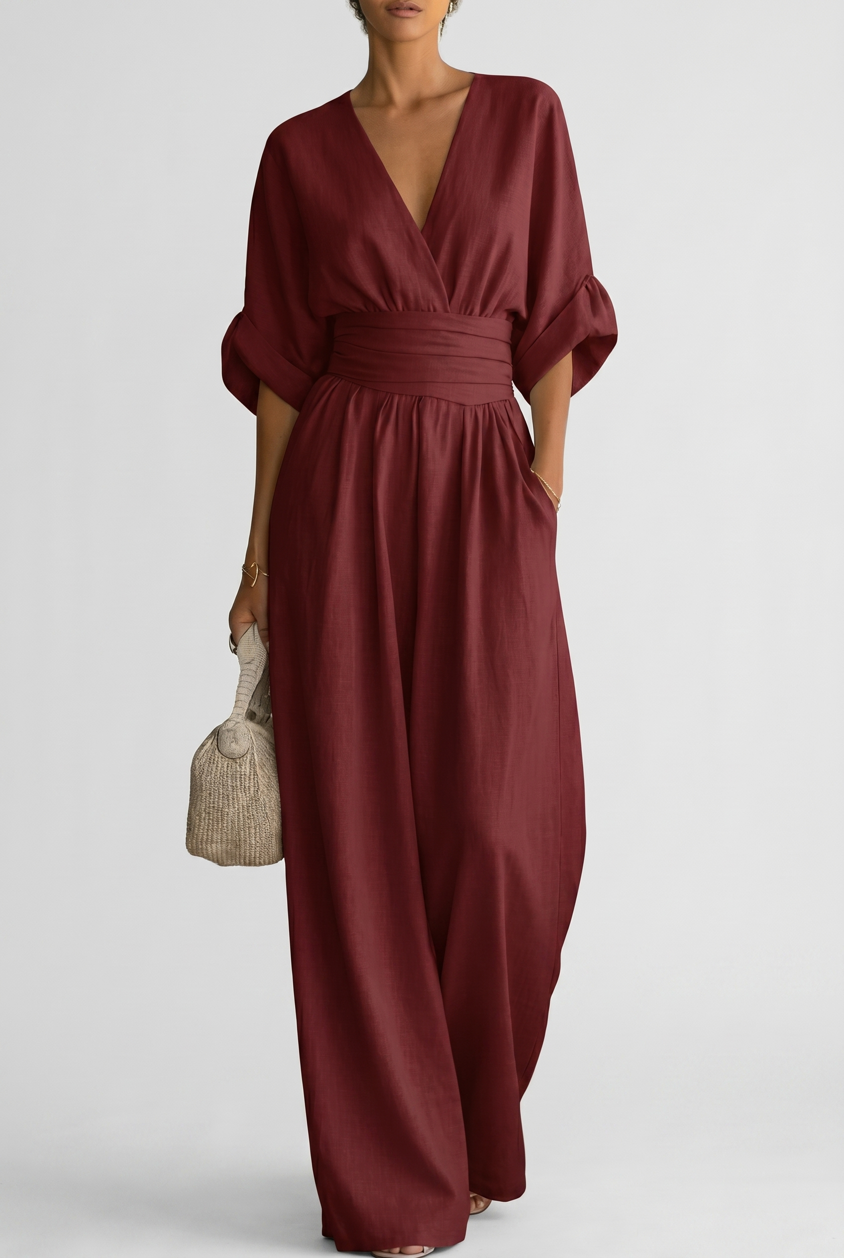 CHESKA | Eleganter Jumpsuit mit fließender Passform