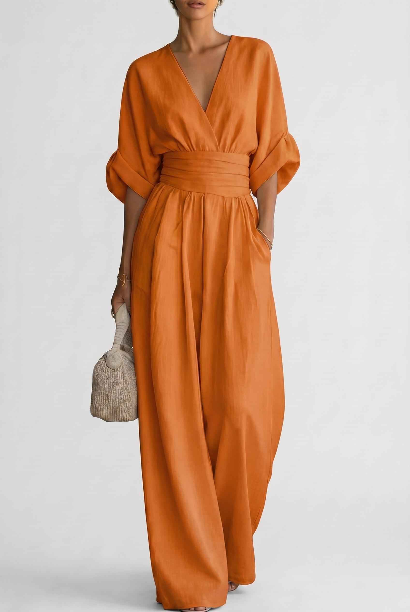 CHESKA | Eleganter Jumpsuit mit fließender Passform