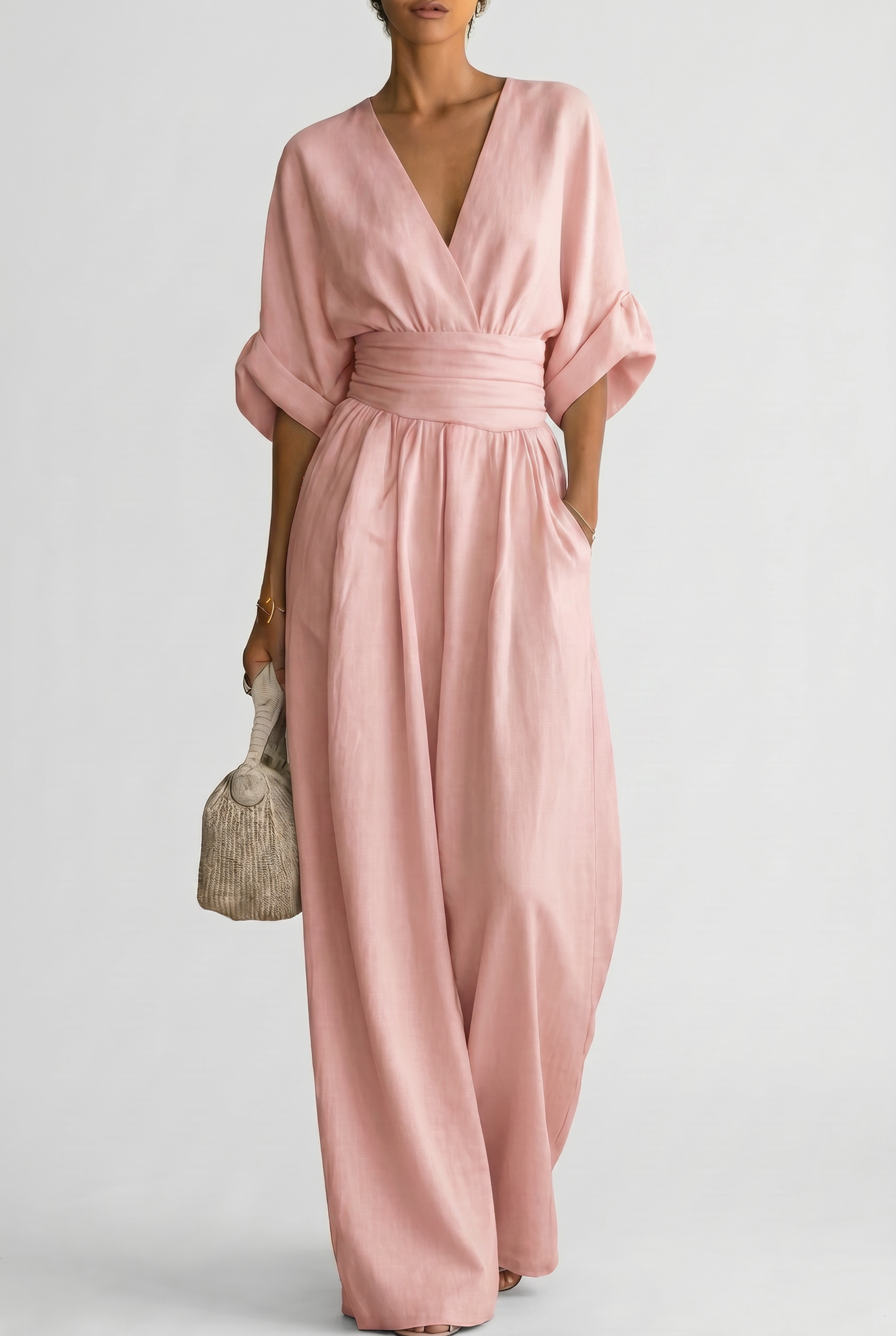 CHESKA | Eleganter Jumpsuit mit fließender Passform