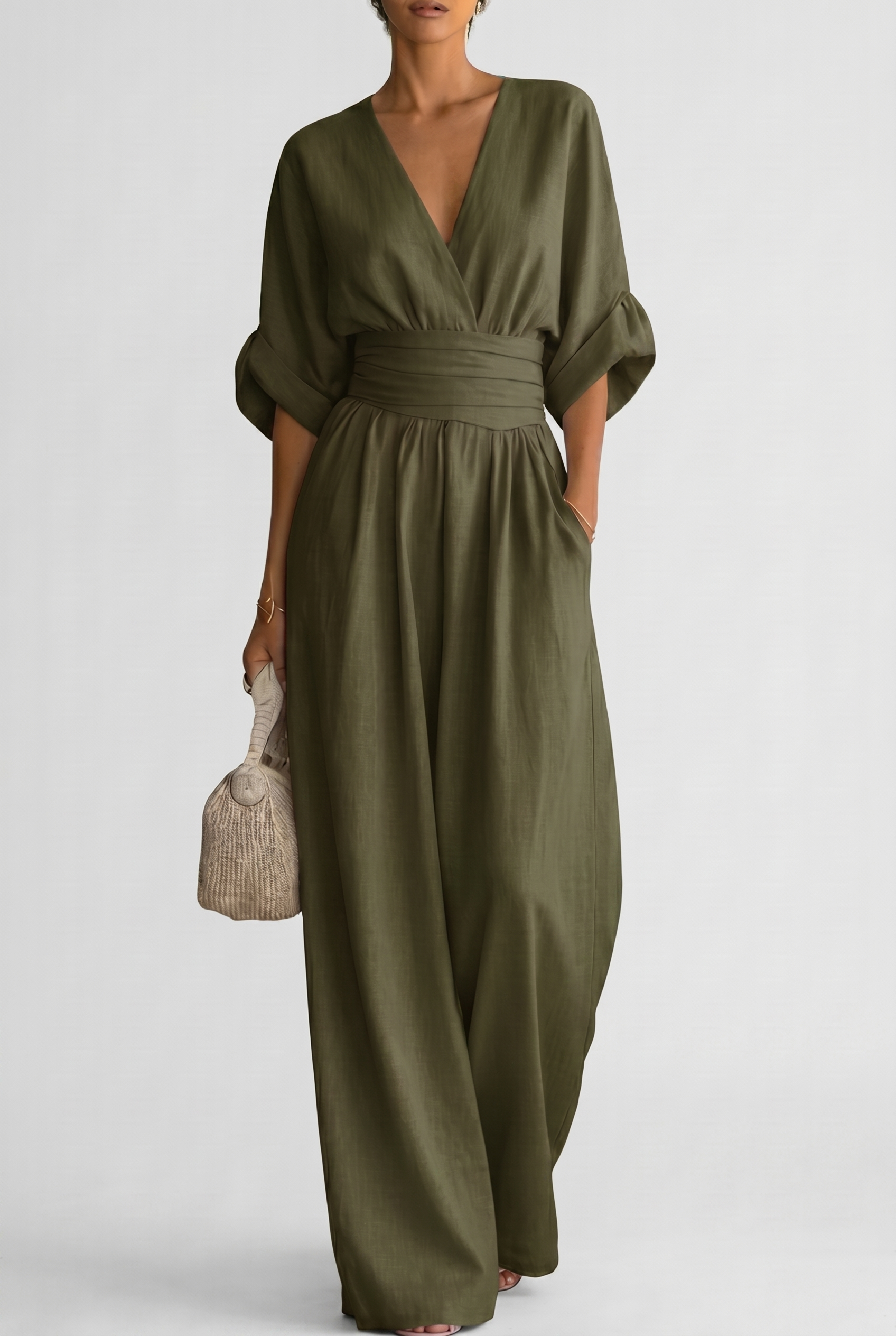 CHESKA | Eleganter Jumpsuit mit fließender Passform