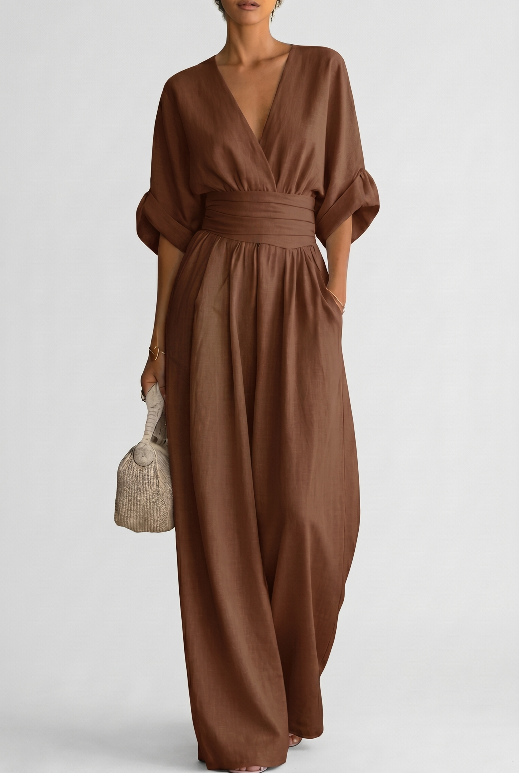 CHESKA | Eleganter Jumpsuit mit fließender Passform