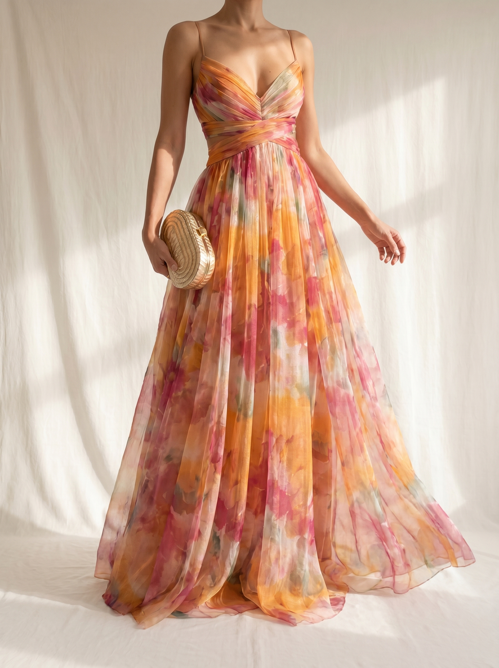 Suzanne | Bezauberndes Maxikleid mit Blumenmuster