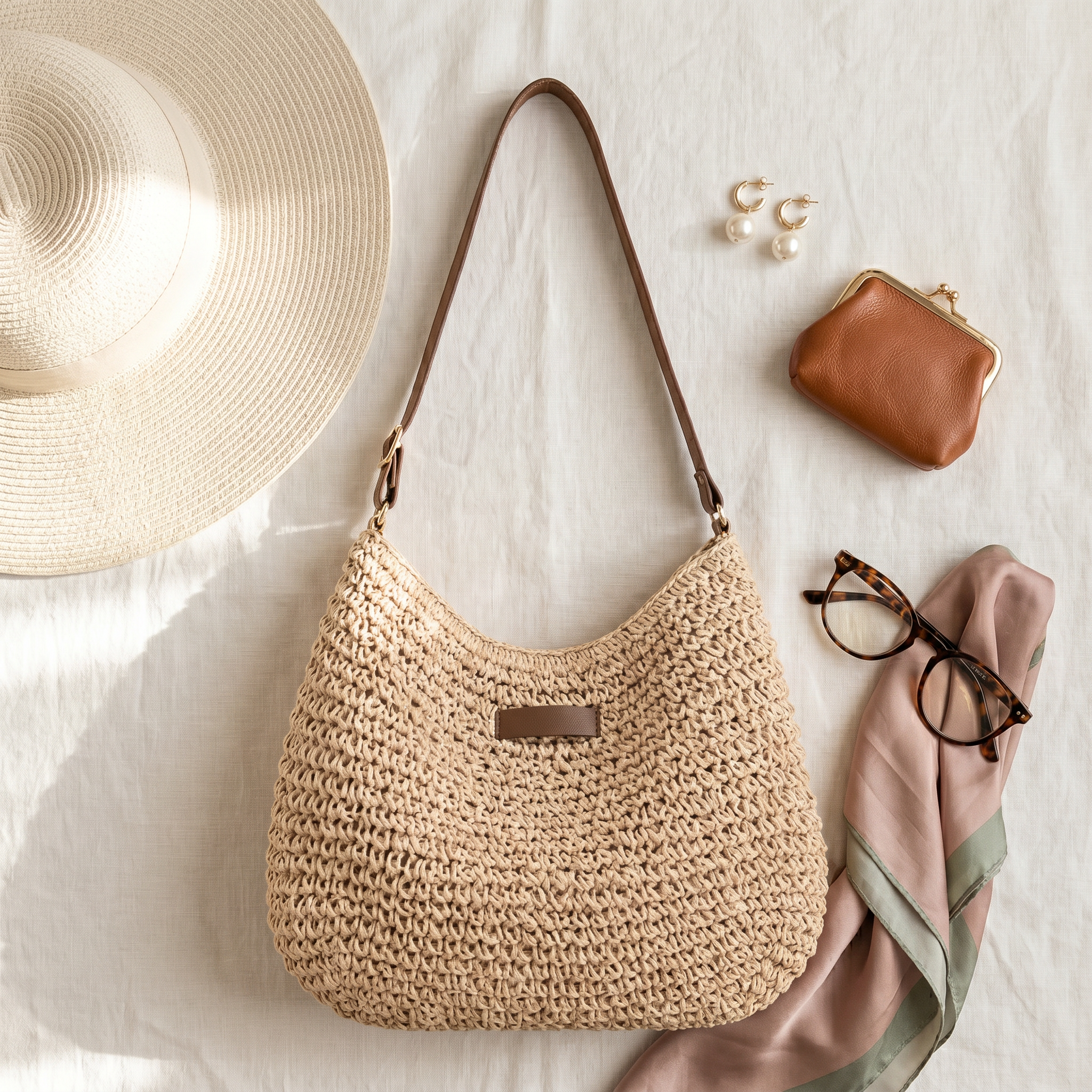 Simona | Elegante Geflochtene Tasche