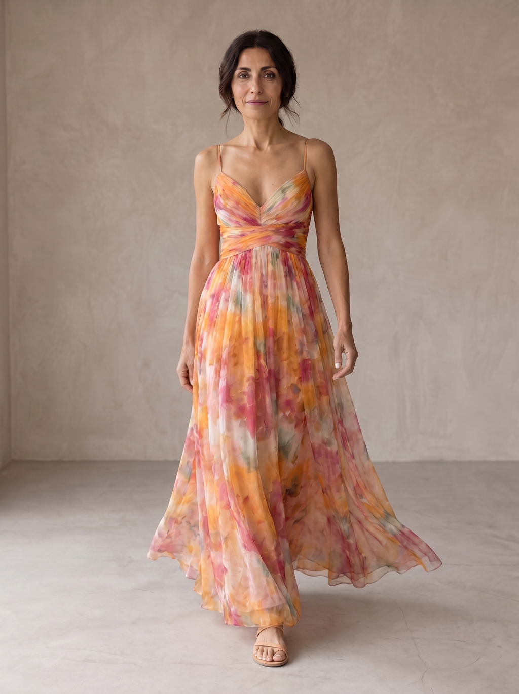 Suzanne | Bezauberndes Maxikleid mit Blumenmuster