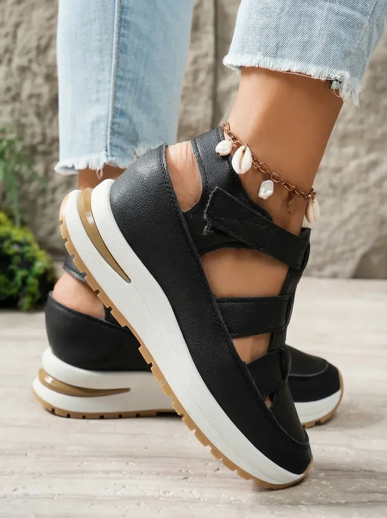 Duna I Bequeme Keilsandalen für Frauen