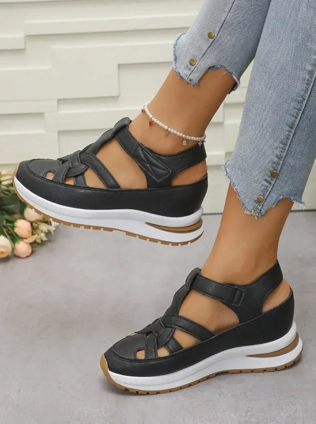 Duna I Bequeme Keilsandalen für Frauen