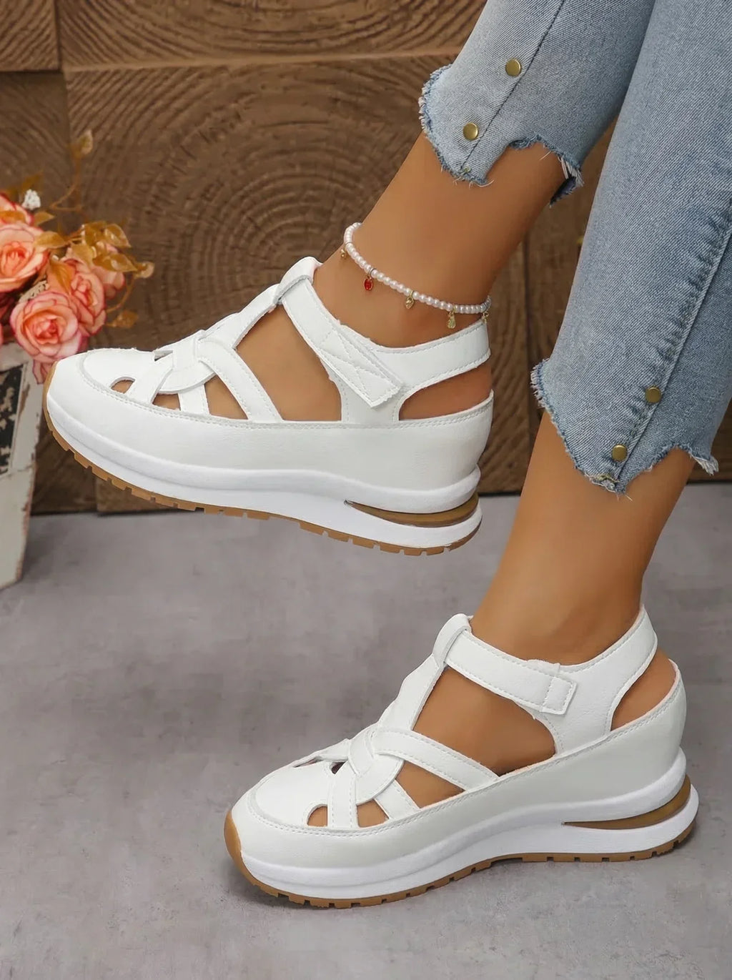 Duna I Bequeme Keilsandalen für Frauen