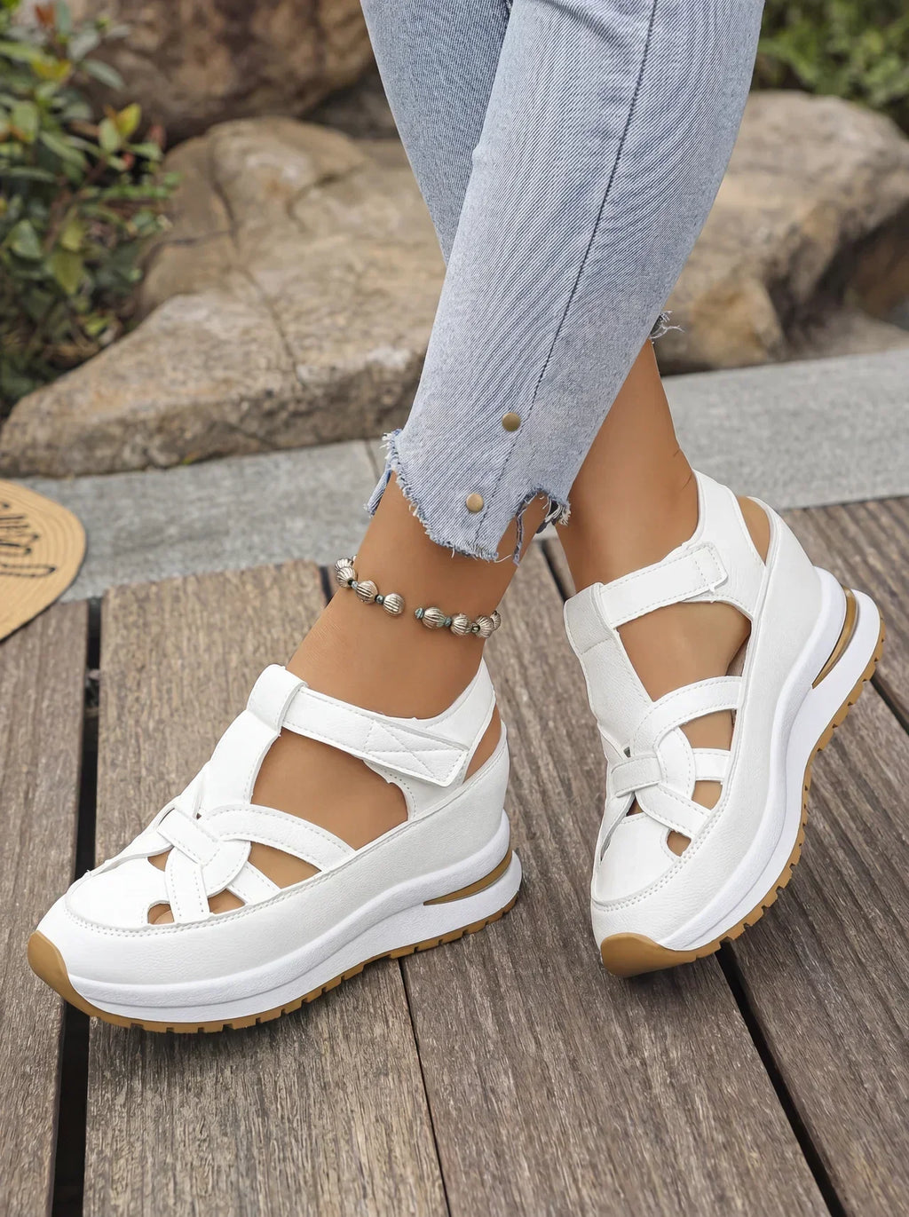 Duna I Bequeme Keilsandalen für Frauen