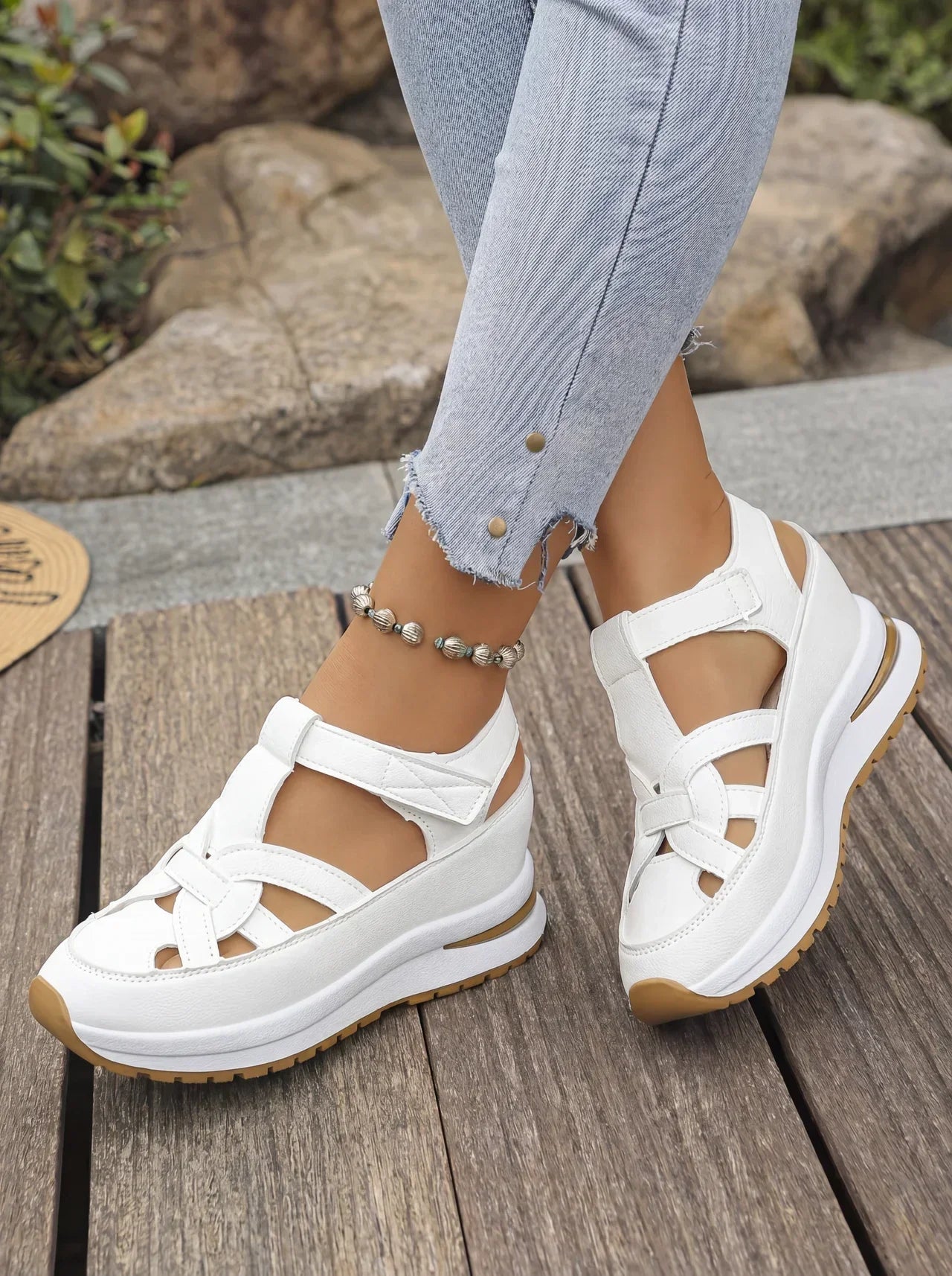 Duna I Bequeme Keilsandalen für Frauen