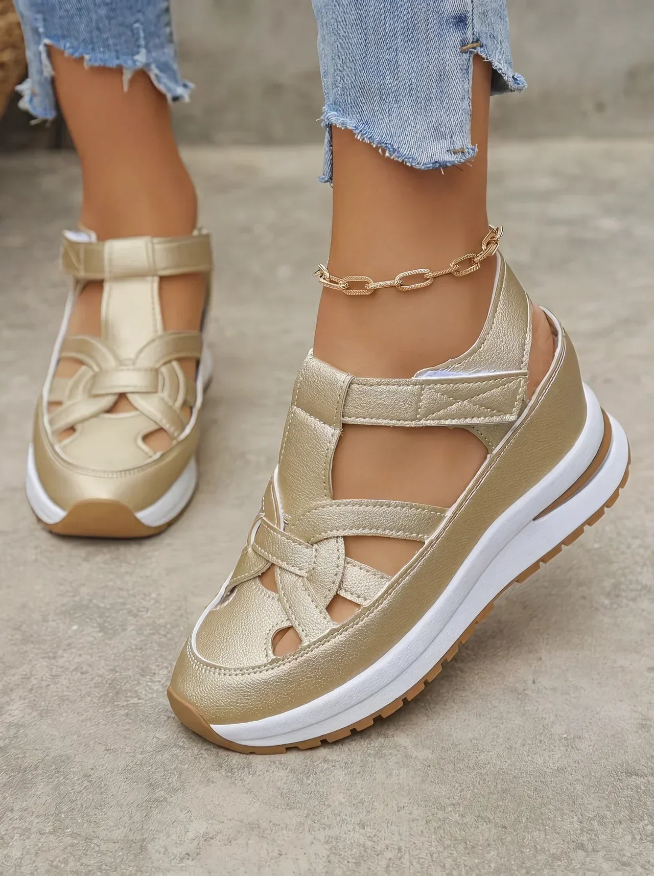 Duna I Bequeme Keilsandalen für Frauen