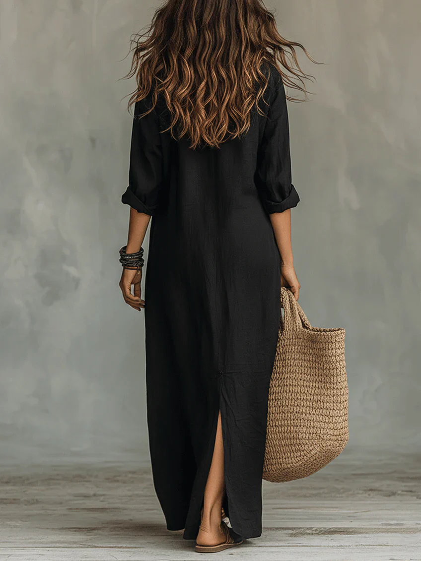 WILLOW | Mediterranes Sommer-Maxikleid