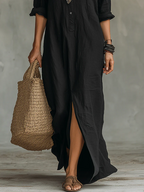 WILLOW | Mediterranes Sommer-Maxikleid
