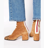 Vivienne | Moderne Kontrast-Stiefeletten