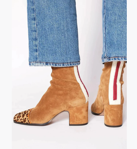Vivienne | Moderne Kontrast-Stiefeletten